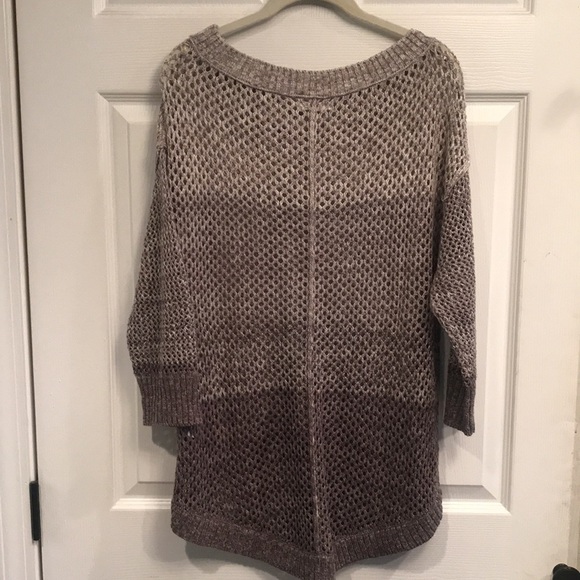 Maurice’s brand size M pullover ombré gray tunic length sweater - Picture 5 of 5